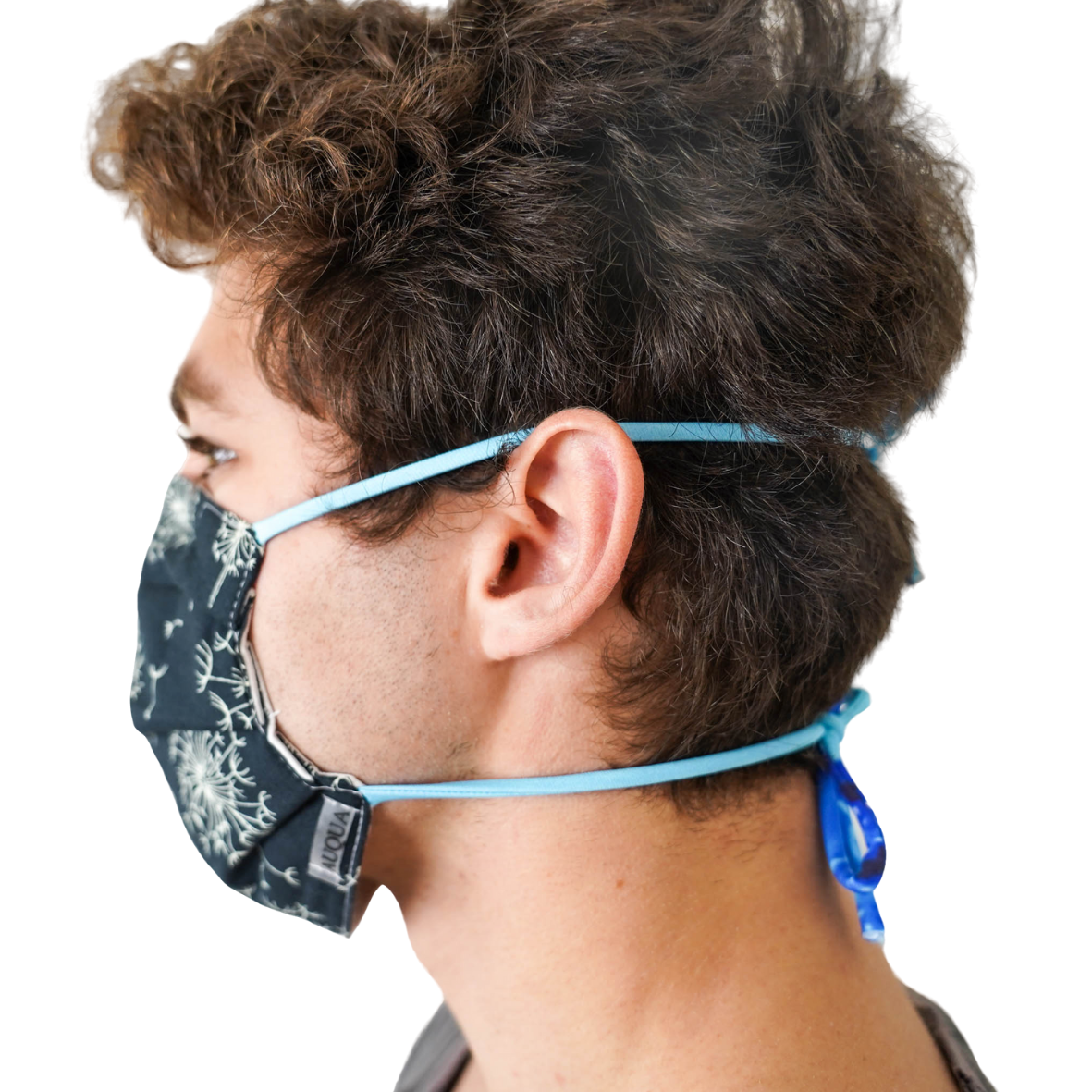 Protective Face Mask - Navy Dandelion