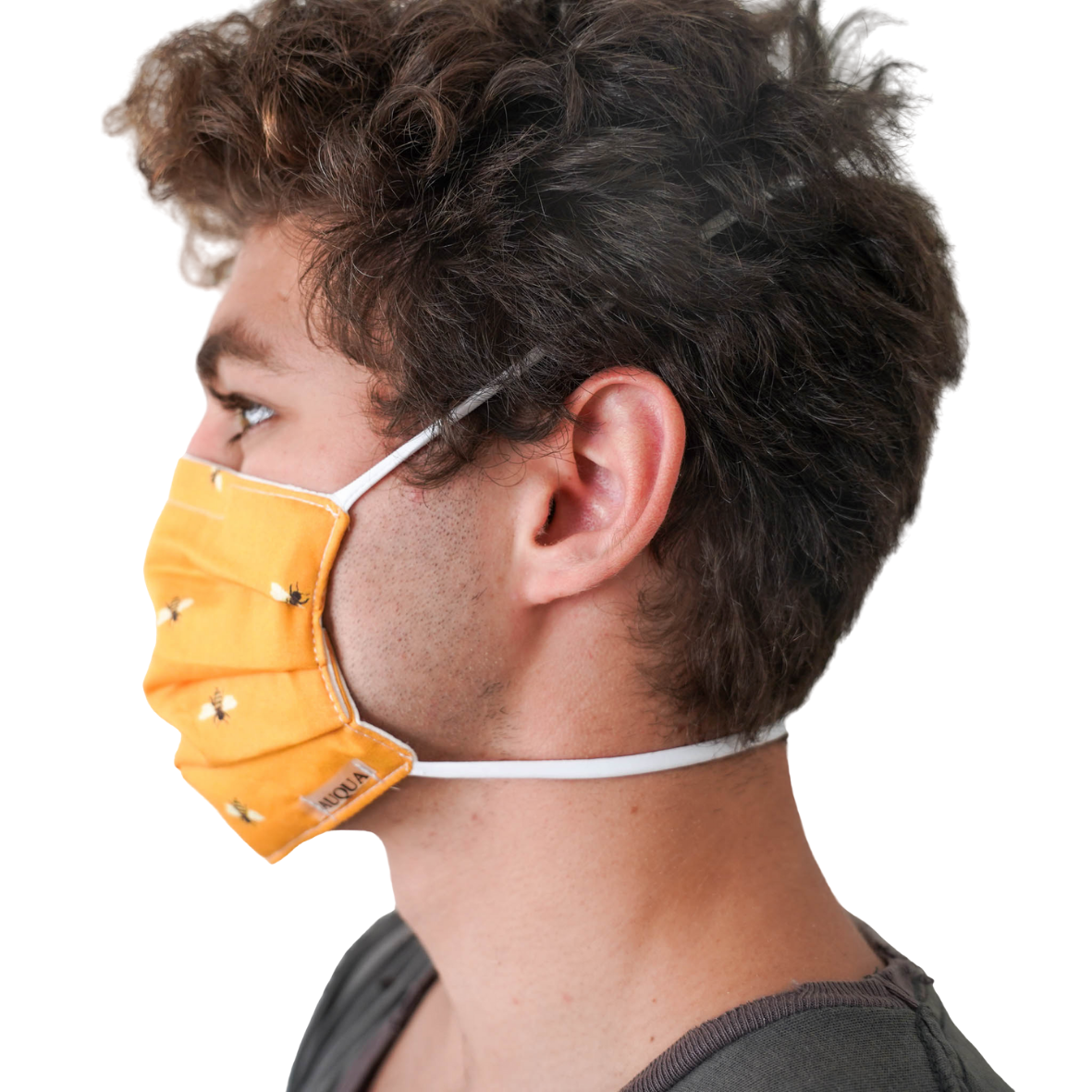 Protective Face Mask - Yellow Bee
